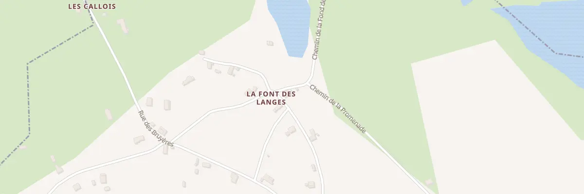 Plan du 214 Rue de la Fond des Langes à Couzon