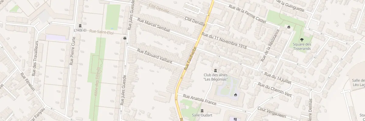 Plan du 145 Rue Faidherbe Hellemmes à Lille
