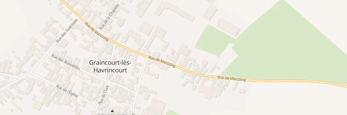 Plan du 21 Rue de Marcoing à Graincourt-lès-Havrincourt