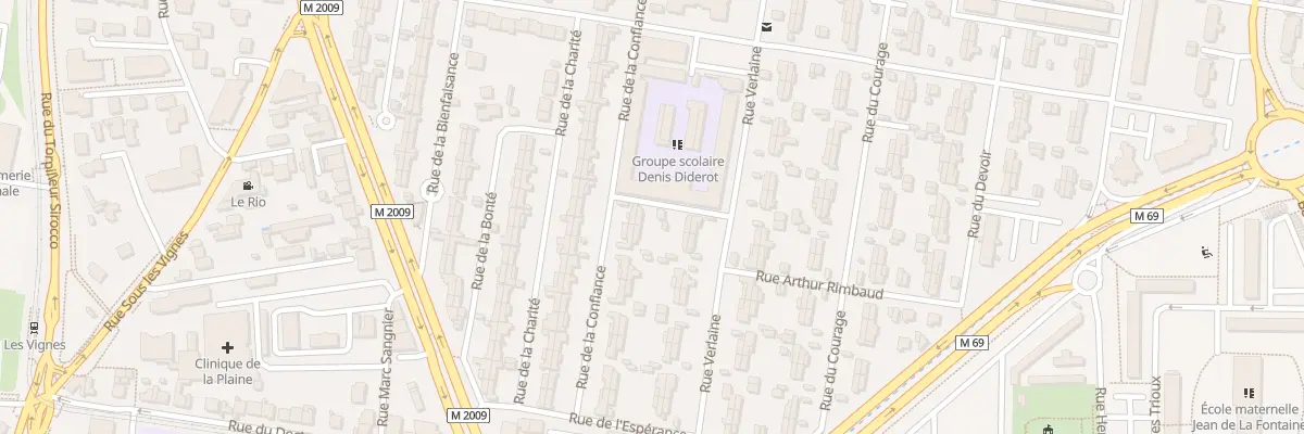 Plan du 30 Rue de la Confiance à Clermont-Ferrand