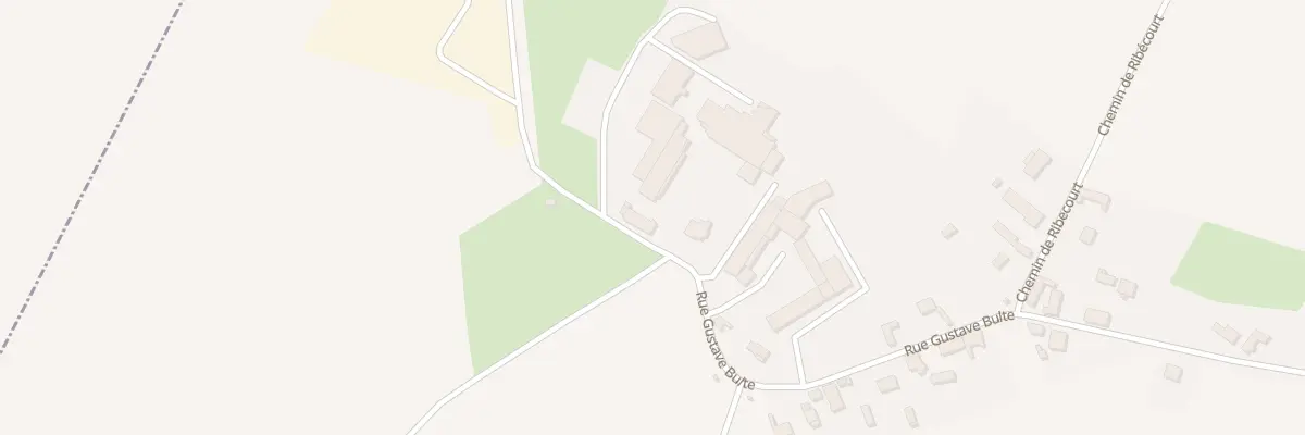 Plan du 34 Rue Gustave Bulte à Villers-Plouich