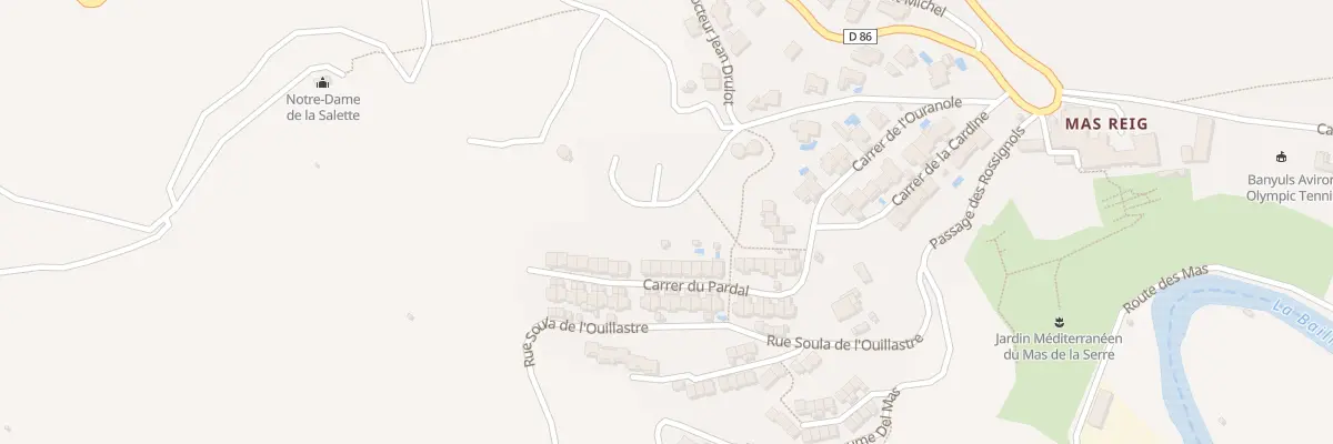 Plan du 11 Rue Docteur Paul Boulignat à Banyuls-sur-Mer