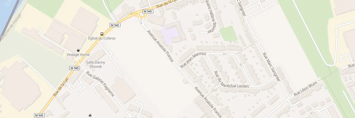 Plan du 1 Rue Jean Mermoz à Halluin