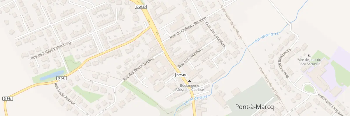 Plan du 185 Rue Nationale à Pont-à-Marcq