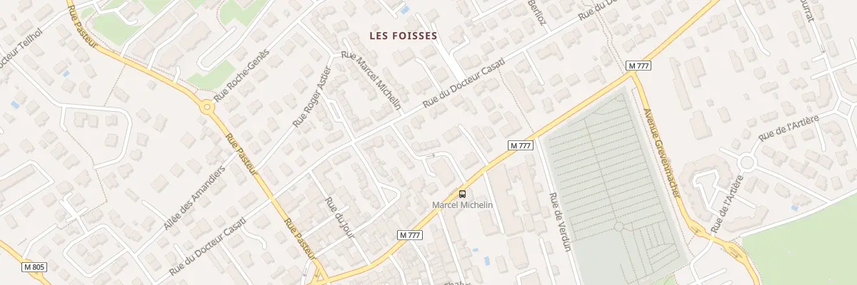Plan du 6 Rue Marcel Michelin à Aubière