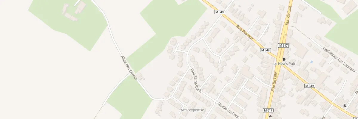 Plan du 55 Rue Saint-Roch à Roncq