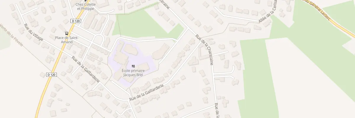 Plan du 371 Rue de la Gaillarderie à Mérignies