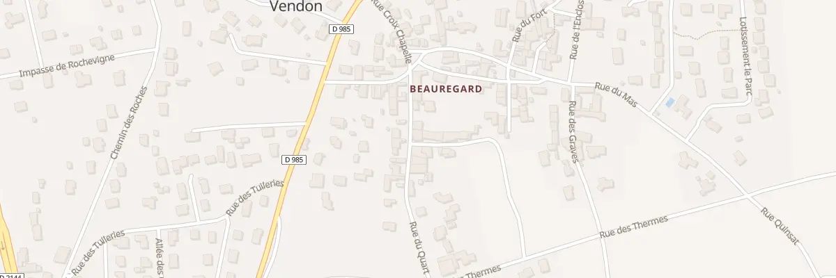 Plan du 5 Rue du Quart à Beauregard-Vendon