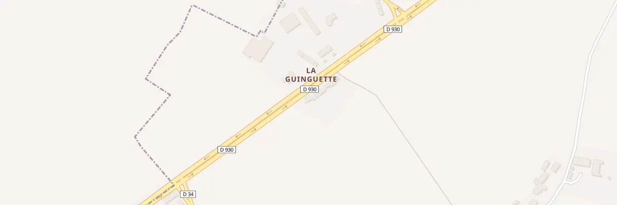 Plan du 1 Rue de la Guinguette à Aubigny-aux-Kaisnes