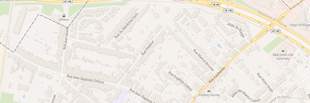 Plan du 40 Rue Pasteur à Lezennes