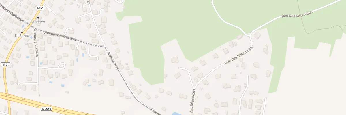 Plan du 11 Rue des Réservoirs à Aubière