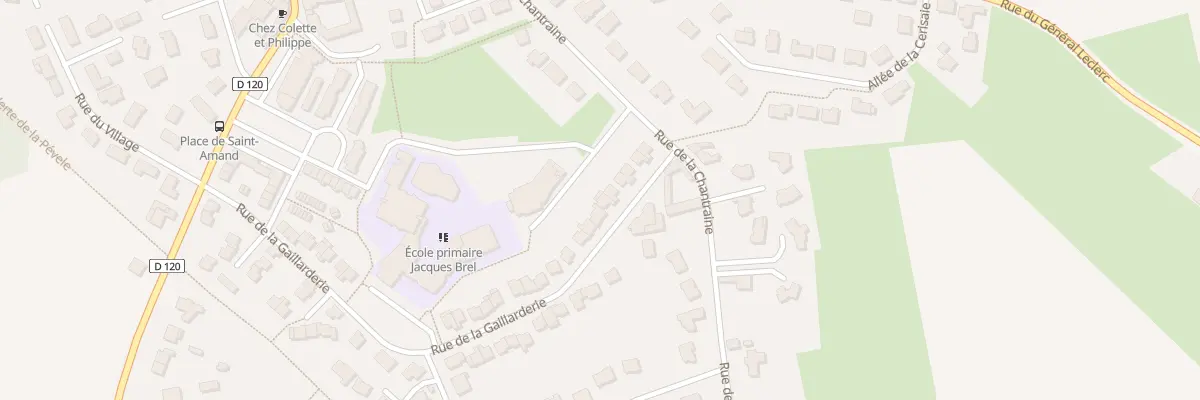 Plan du 383 Rue de la Gaillarderie à Mérignies