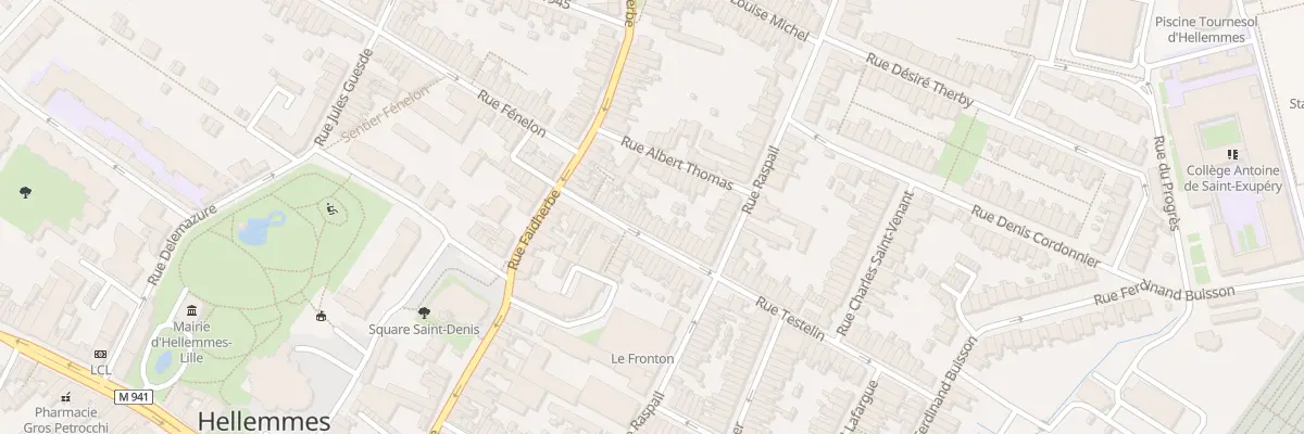 Plan du 13 Rue Testelin à Lille