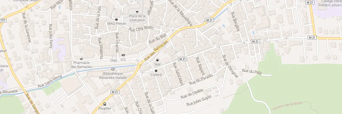 Plan du 7 Rue du Chambon à Aubière