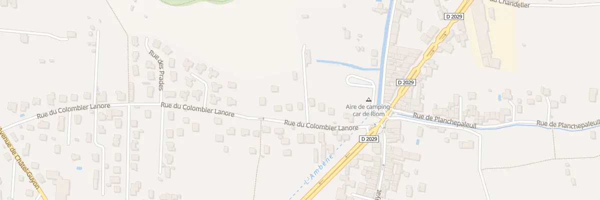 Plan du 40 Rue du Colombier Lanore à Riom