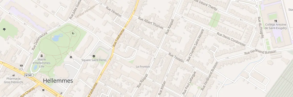 Plan du 24 Rue Testelin à Lille