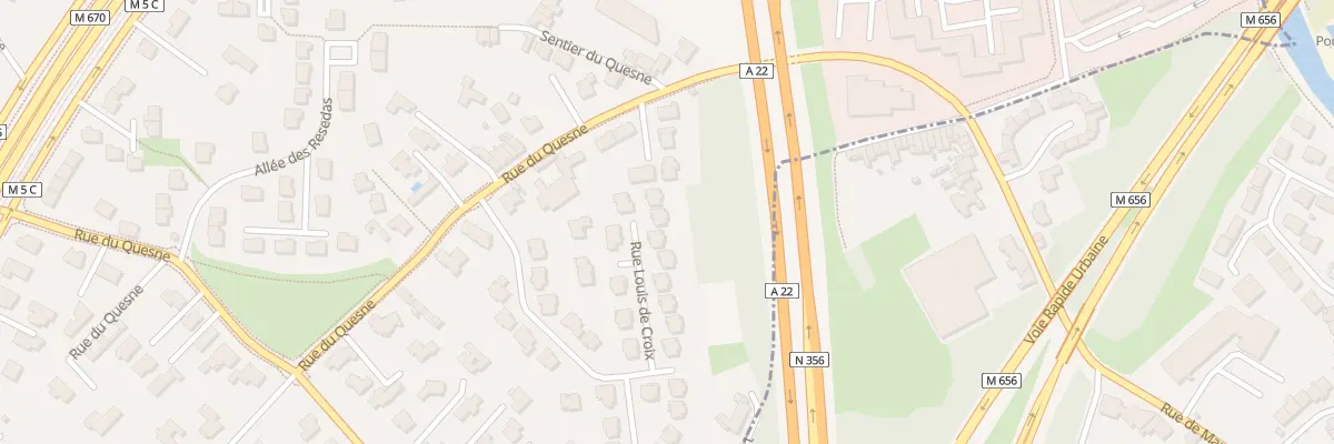 Plan du 17 Rue Louis De Croix à Marcq-en-Barœul