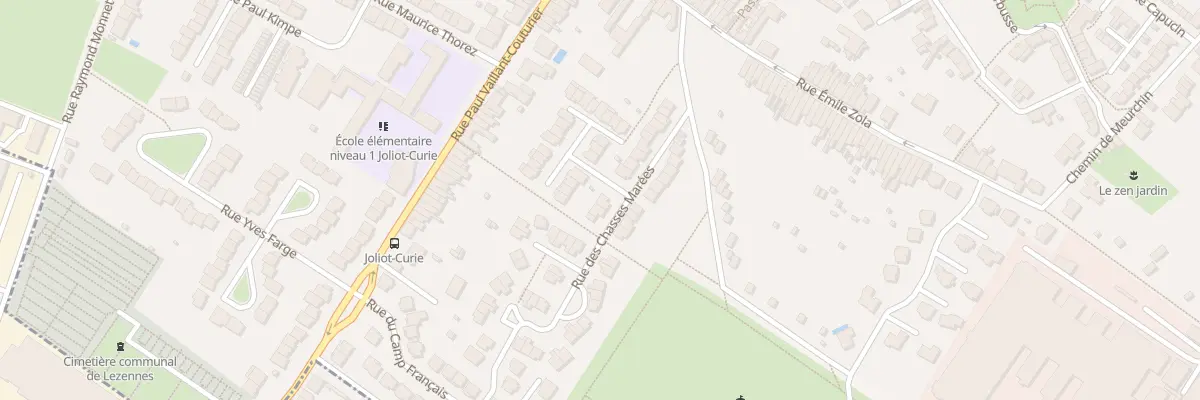 Plan du 22 Rue des Chasses Marées à Lezennes
