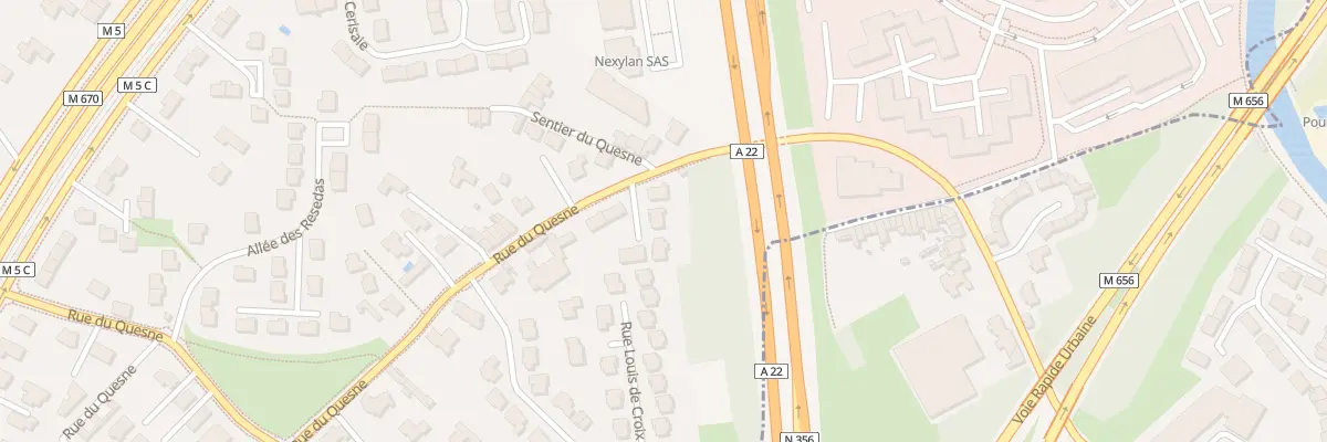 Plan du 276T Rue du Quesne à Marcq-en-Barœul