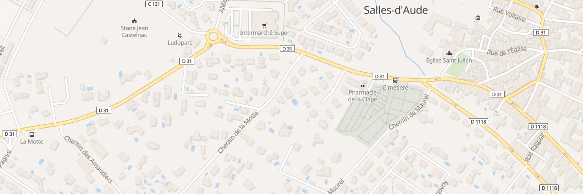 Plan du 7 Che de la Motte à Salles-d’Aude