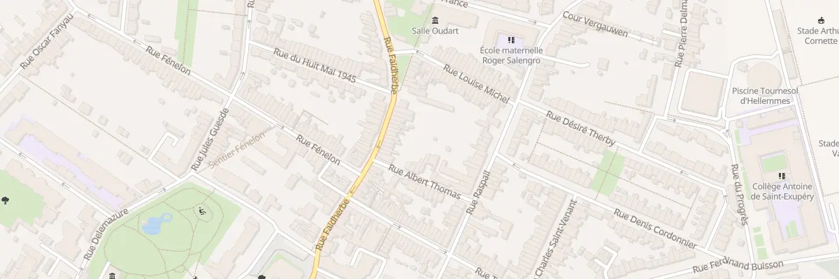 Plan du 110 Rue Faidherbe Hellemmes à Lille
