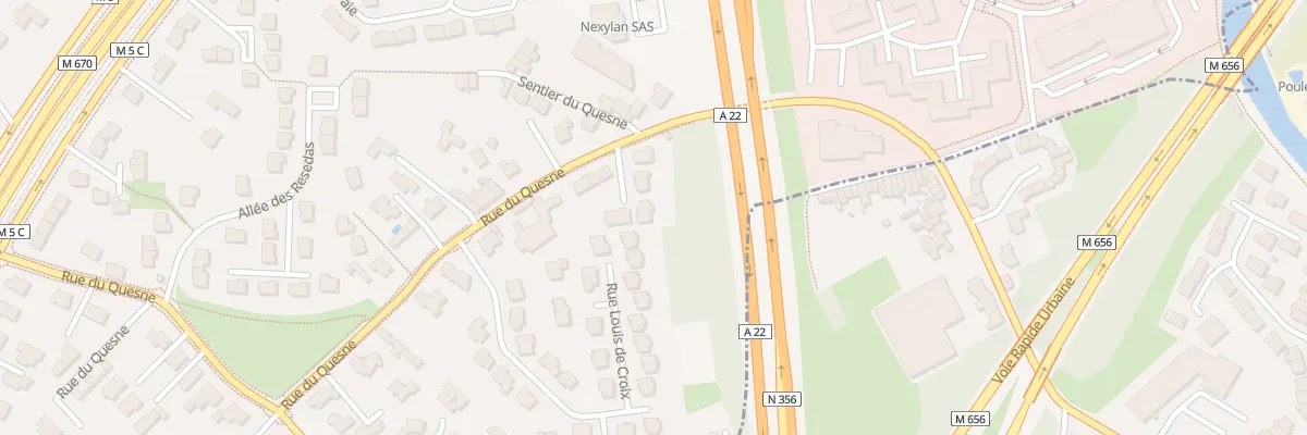 Plan du 276B Rue du Quesne à Marcq-en-Barœul