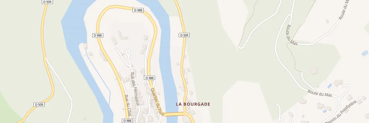 Plan du 26 La Bourgade à Saint-Laurent-d’Olt