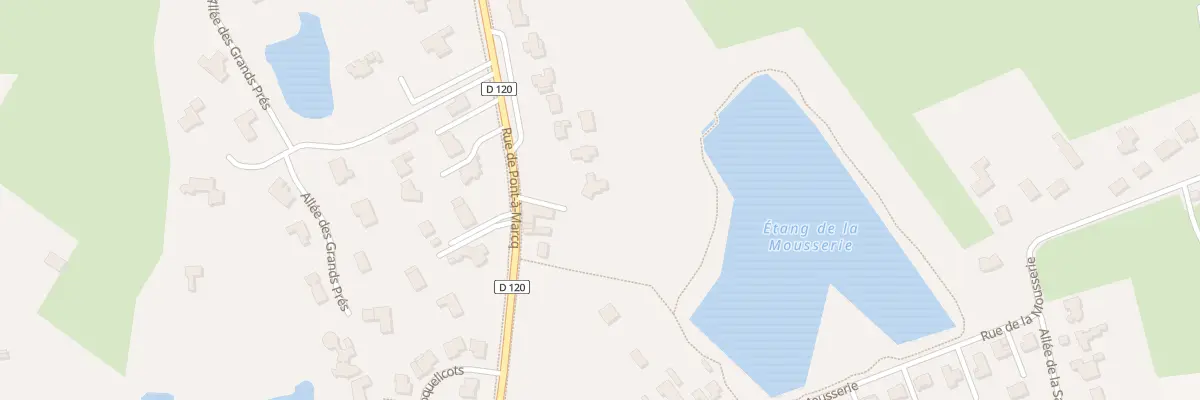 Plan du 464 Rue de Pont A Marcq à Mérignies