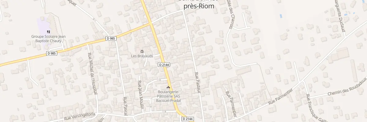 Plan du 16 Rue Pasteur à Saint-Bonnet-près-Riom