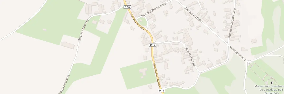 Plan du 26T Rue Victor Lacroix à Bourlon