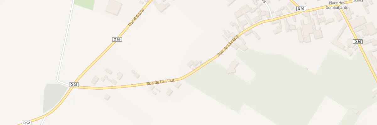 Plan du 22 Rue de la Haut à Flesquières