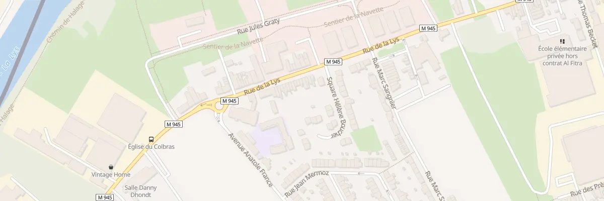 Plan du 327 Rue de la Lys à Halluin