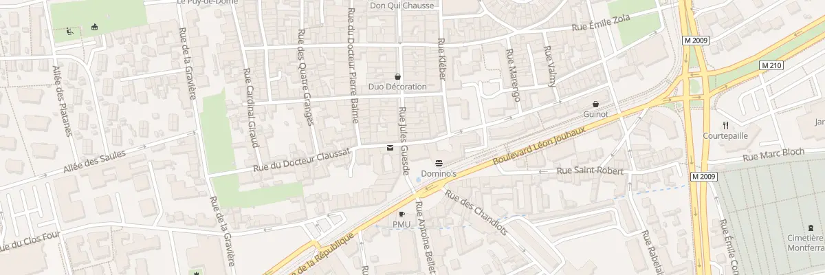 Plan du 1T Rue Saint-Antoine à Clermont-Ferrand
