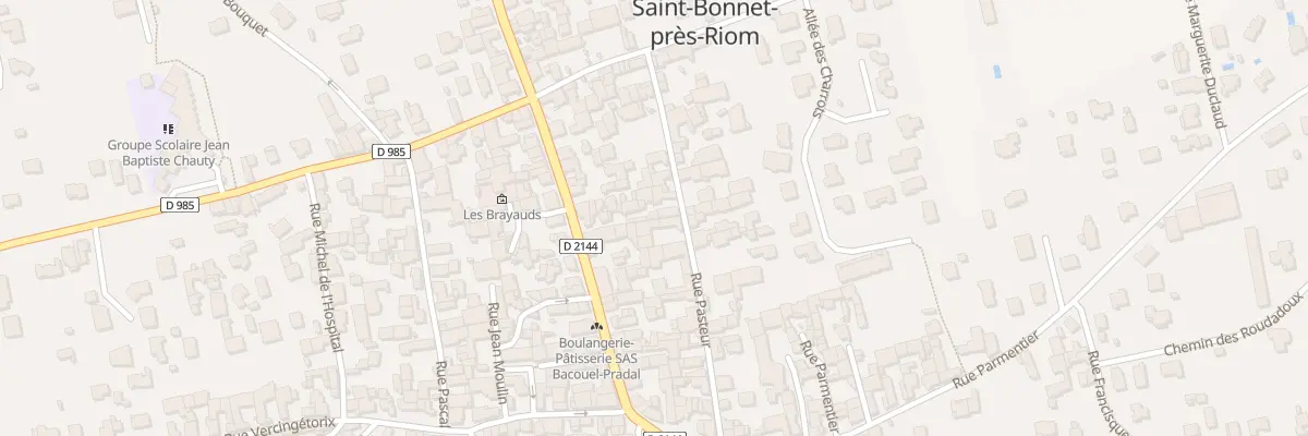 Plan du 35B Rue de la République à Saint-Bonnet-près-Riom