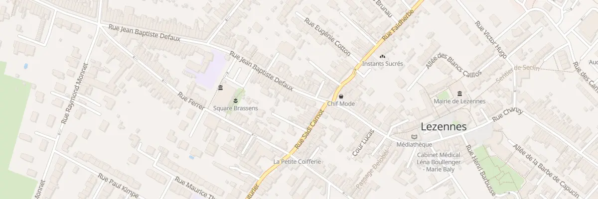 Plan du 51 Rue Jean-Baptiste Defaux à Lezennes