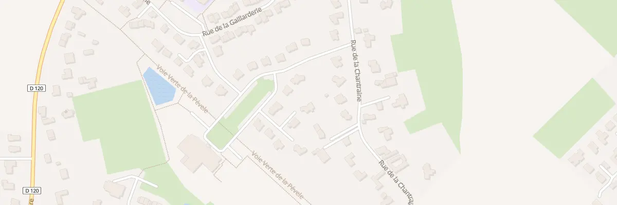 Plan du 130 Rue du Bois Lambert à Mérignies