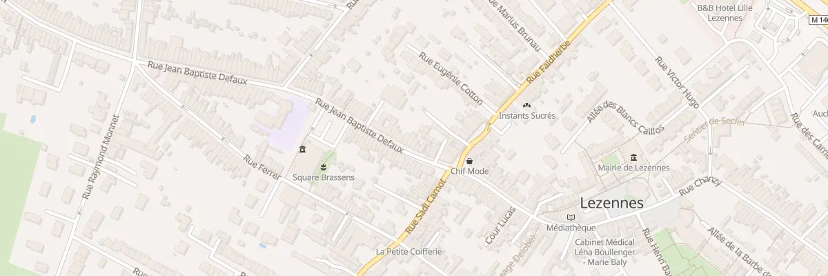 Plan du 48 Rue Jean-Baptiste Defaux à Lezennes