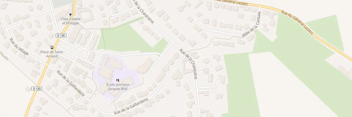 Plan du 427 Rue de la Gaillarderie à Mérignies