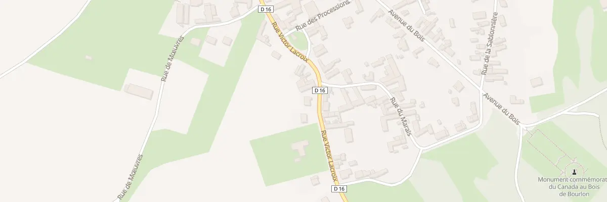 Plan du 26B Rue Victor Lacroix à Bourlon