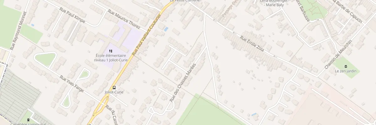 Plan du 18 Rue des Chasses Marées à Lezennes