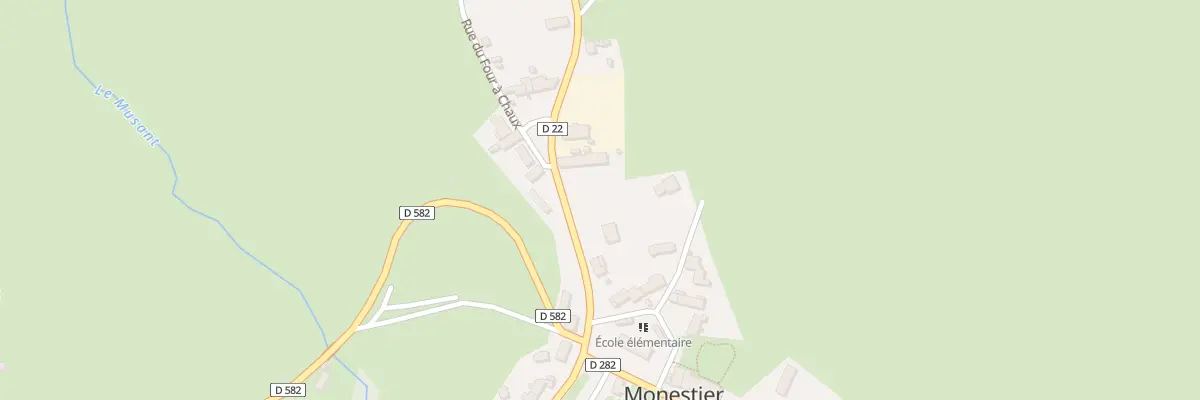 Plan du 14 Rue du Chiret à Monestier