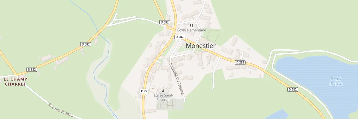 Plan du 8 Pl de la Mairie à Monestier