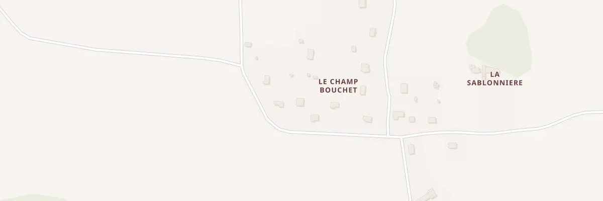 Plan du 334 Champs Bouchet à Charny Orée de Puisaye
