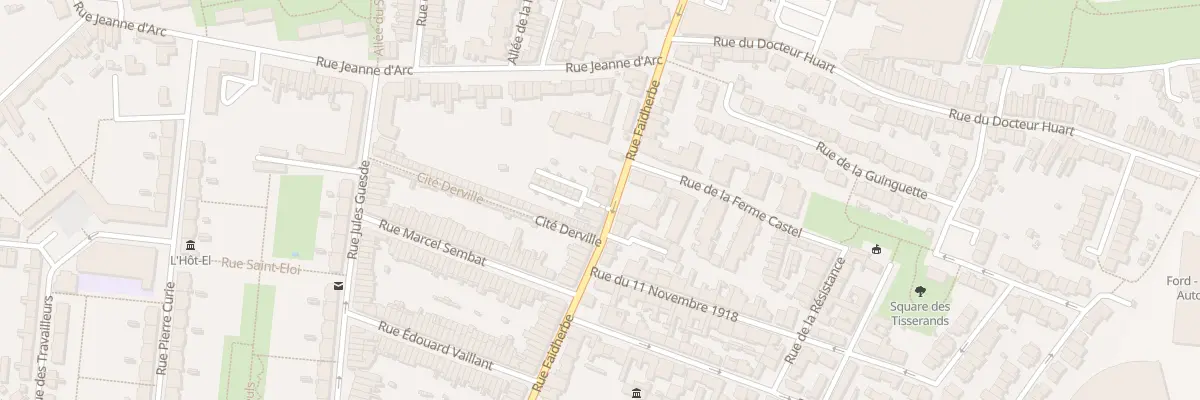 Plan du 191 Rue Faidherbe Hellemmes à Lille