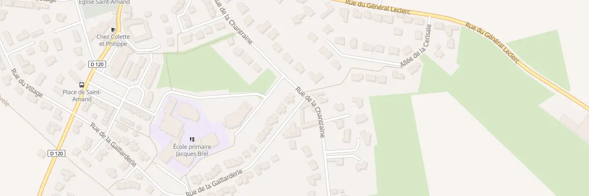 Plan du 435 Rue de la Gaillarderie à Mérignies