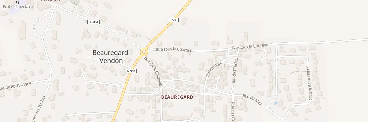 Plan du 10B Rue sous le Courtier à Beauregard-Vendon