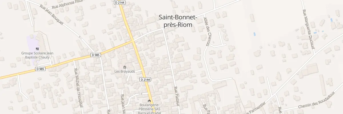 Plan du 31 Rue Pasteur à Saint-Bonnet-près-Riom