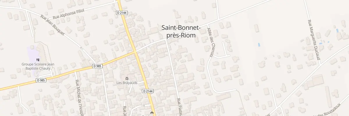 Plan du 35 Rue Pasteur à Saint-Bonnet-près-Riom