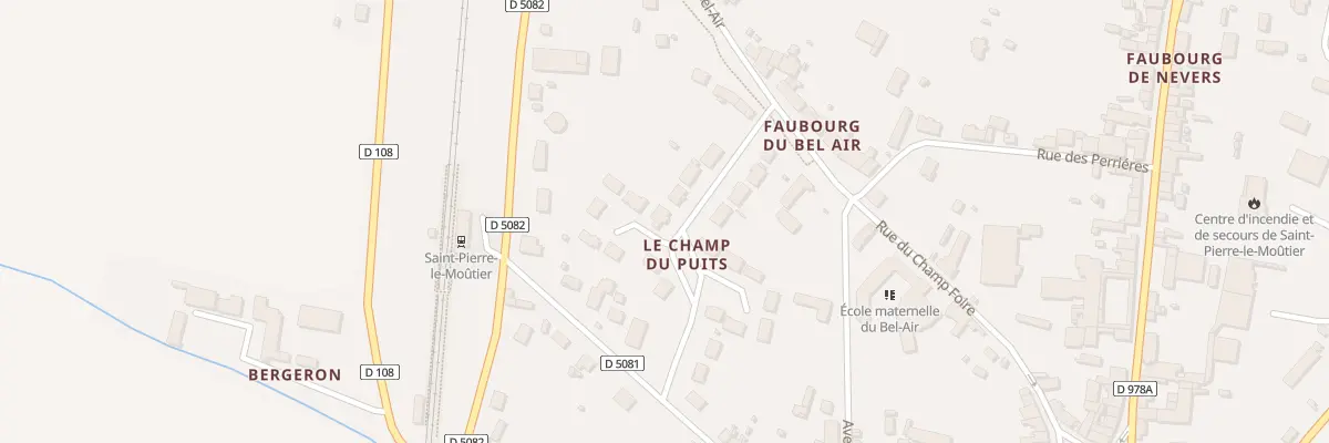 Plan du 15 Rue du Champ du Puits à Saint-Pierre-le-Moûtier