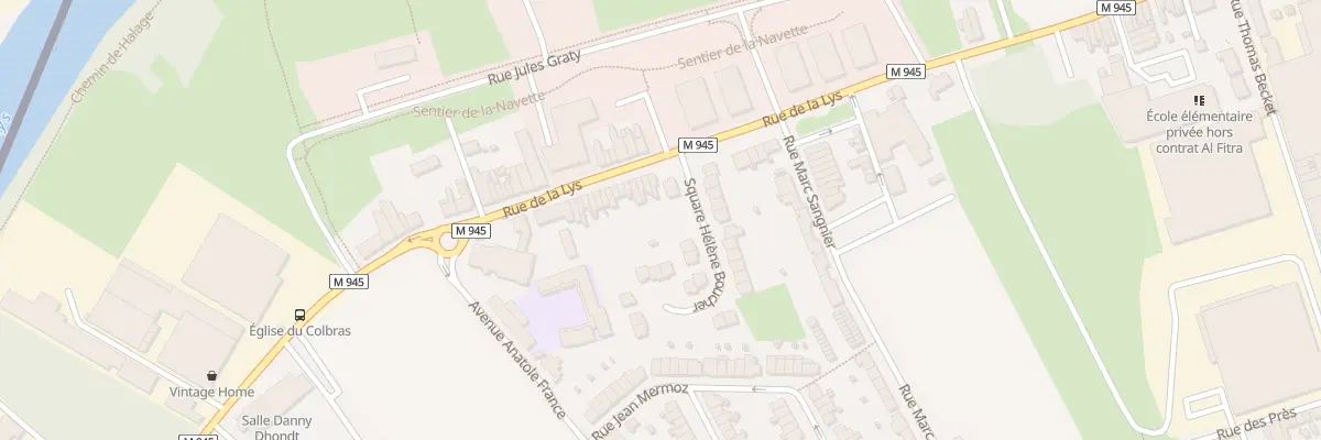 Plan du 317 Rue de la Lys à Halluin